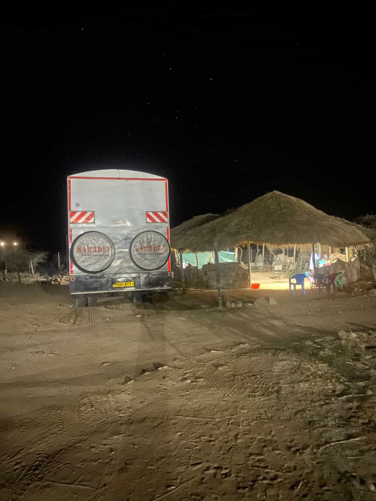 Luxury Tent at Night